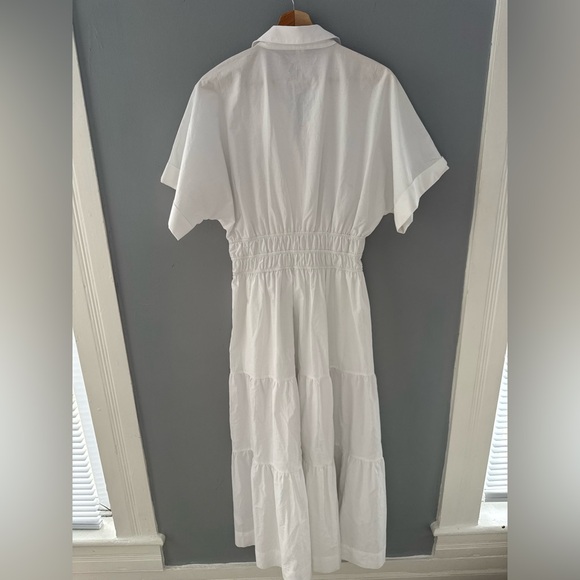 Anthropologie Somerset White Maxi Shirt Dress - Picture 4 of 5